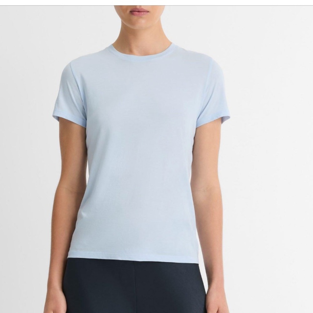 NWOT VINCE Blue Short Sleeve Tee